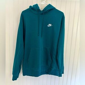 Nike Men's Greenish Teal Hoodie